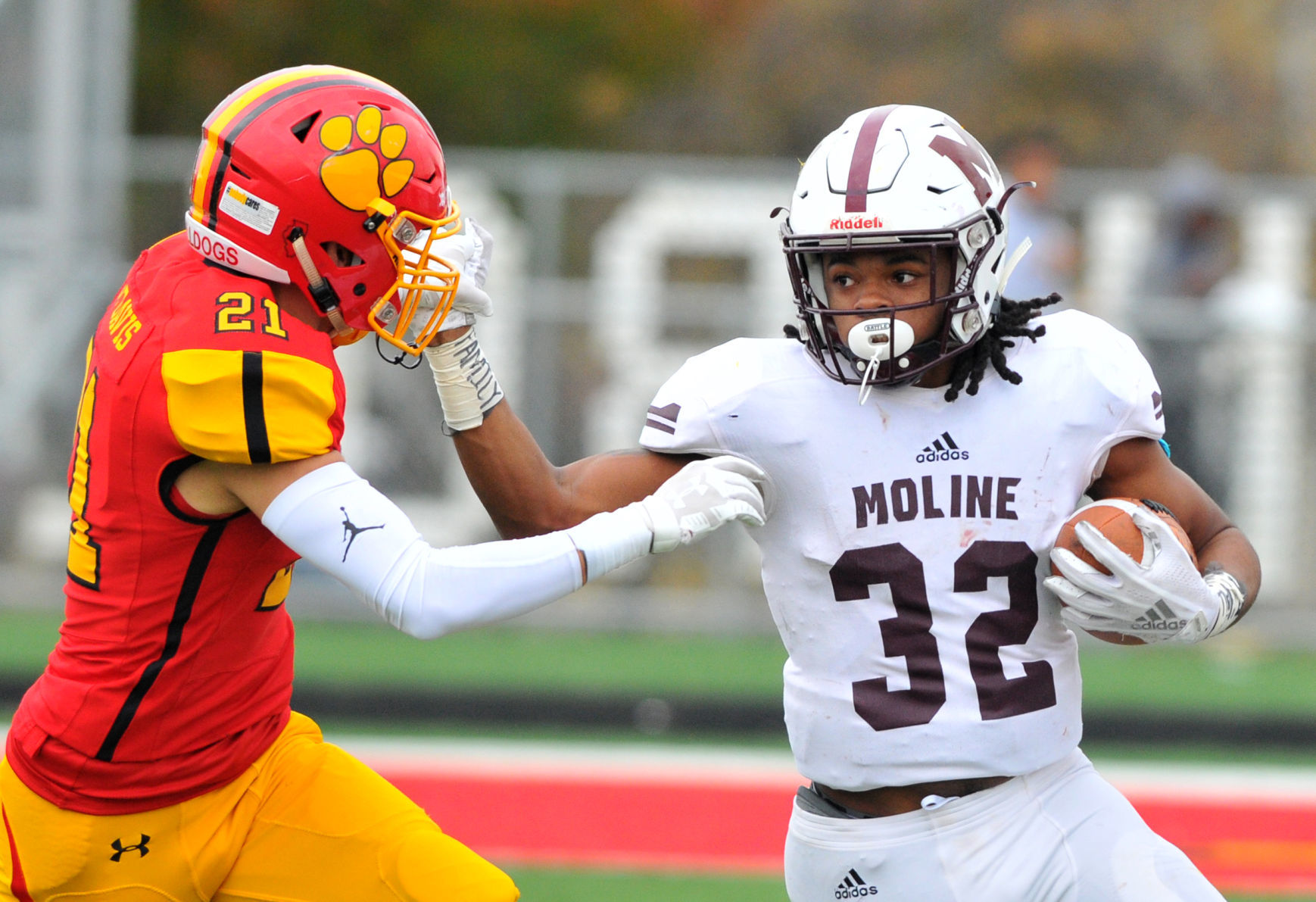 Moline vs Batavia football playoff.